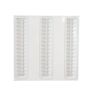 Oprawa rastrowa LED - IP44 - Zimna barwa - 30W