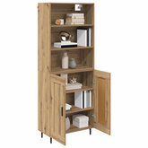 Highboard 2 szt. Dąb rzemieślniczy 69,5 x 32,5 x 180 cm