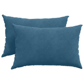Poduszki na sofę 2 pcs Niebieski 60 x 40 cm Tkanina sztruksowa