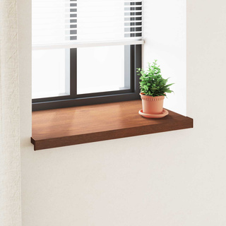 Parapet okienny Brązowe drewno 60 x 50 x 4,5 cm PVC