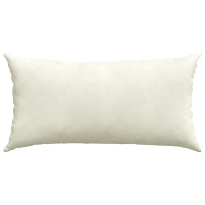 Poduszki na sofę 2 pcs Kremowy 80 x 40 cm Tkanina sztruksowa