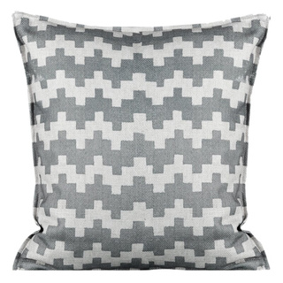 Poszewka Geo stalowa 45x45