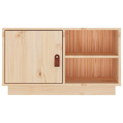 vidaXL Szafka pod TV, 70x34x40 cm, lite drewno sosnowe