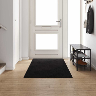 Chodnik dywanowy Czarny 100 x 300 cm 100% Poliester Tuft