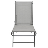 vidaXL Leżaki, 2 szt., textilene i stal