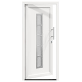 Drzwi Frontowe 88 x 200 cm PVC Biały