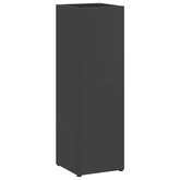 Stojak na Parasol Deszczowy Czarny 15,5 x 15,5 x 49 cm Stal