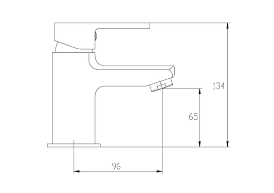 Bateria umywalkowa Verso chrom  Invena