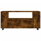 vidaXL Szafka pod TV, przydymiony dąb, 102x34,5x43 cm
