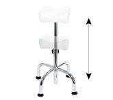 Podnóżek do pedicure AM-5012C biały 104606