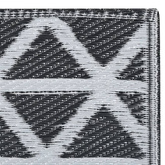 vidaXL Dywan na zewnątrz, czarny, 120x180 cm, PP