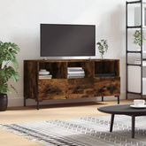 vidaXL Szafka pod TV, przydymiony dąb, 102x36x50 cm wariant 5