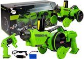 Pistolet Wyrzutnia Autko 2 w 1 Zdalnie Sterowany Piankowe Krążki Zielony