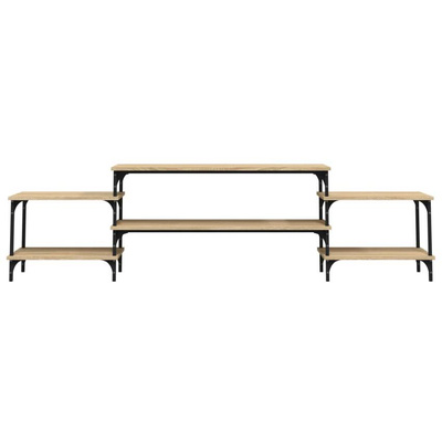 vidaXL Szafka pod TV, dąb sonoma, 197x35x52cm, materiał drewnopochodny
