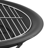 vidaXL Palenisko i grill 2-w-1, z pogrzebaczem, 56x56x49 cm, stal