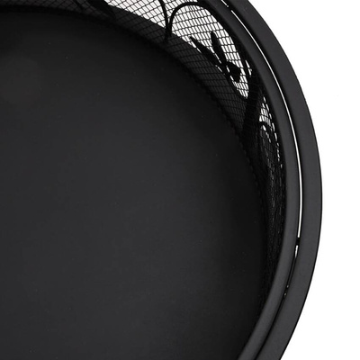 vidaXL Palenisko z pogrzebaczem, 50 cm, XXL, stal