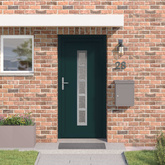 Drzwi Frontowe antracytowy 98 x 200 cm PVC