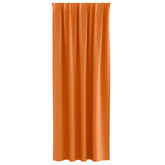 Firany blackout z kółkami 2 pcs Jasnopomarańczowy 245 x 140 cm