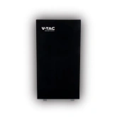 Magazyn Bank Energii V-TAC Biały Szklany Front 16.07kWh 314Ah/51.2V LiFePO4 BMS VT-16076W 10 Lat Gwarancji