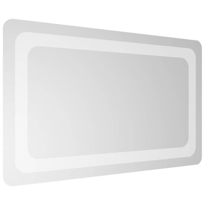 vidaXL Lustro łazienkowe z LED, 50x30 cm