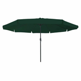 Parasolka ogrodowa Zielony 394 x 394 x 248 cm Poliester i Stal