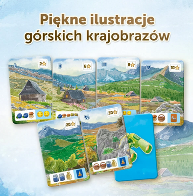 Gra rodzinna Pięć Szczytów Górskie Wędrówki Trefl 02517