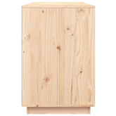 vidaXL Biurko, 140x50x75 cm, lite drewno sosnowe