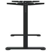 Rama biurka do pracy na stojąco, czarna, (94-135)x60x(70-114)cm