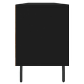 vidaXL Szafka pod TV, czarna, 150x30x44,5 cm, materiał drewnopochodny