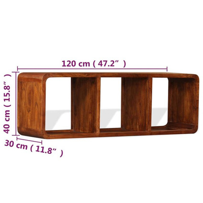 Szafka pod TV, drewno w kolorze miodowego brązu, 120x30x40 cm vidaXL