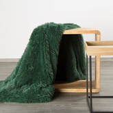 Koc Tifany ciemnozielony 150x200