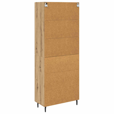 Highboard 2 szt. Dąb rzemieślniczy 69,5 x 34 x 180 cm