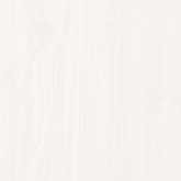 vidaXL Leżak, biały, 205x70x31,5 cm, lite drewno sosnowe