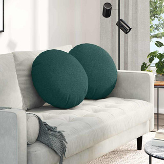 Poduszki na siedziska 2 pcs Ciemna zieleń ?50 x 19 cm tkanina