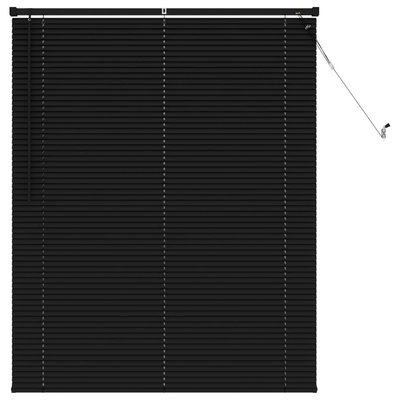 Żaluzja wenecka Czarny 150 x 110 cm 25 mm PVC