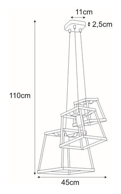 Lampa wisząca K-4130 z serii TEDY KAJA