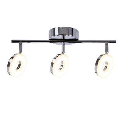 Lampa sufitowa THEMA listwa regulowana 3-punktowa LED do salonu metalowa