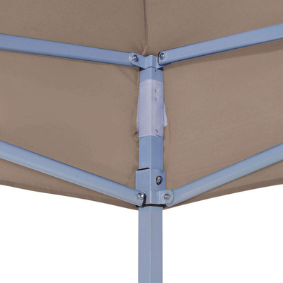 vidaXL Dach do namiotu imprezowego, 4 x 3 m, taupe, 270 g/m²