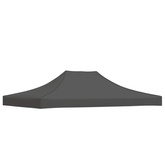 Dach do namiotu imprezowego, 4 x 3 m, antracytowy, 270 g/m?
