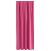 Firany blackout z kółkami 2 pcs Jasnoróżowy 260 x 140 cm