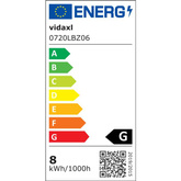 vidaXL Lampa nad lustro, 8 W, zimne białe światło