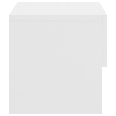 Szafki nocne ścienne, 2 szt., białe