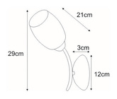 Kinkiet K-JSL-6093/1W CHR z serii XENA KAJA