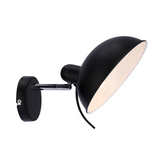Lampa ścienna kinkiet 1X40W E14 czarny DURIO 21-53589