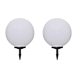 Lampy do oświetlenia ścieżki, 2 szt, LED, 50 cm, ze szpikulcami