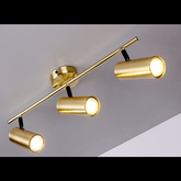 Lampa mosiądz ścienna/sufitowa listwa 3xGU10 Colly 93-01733