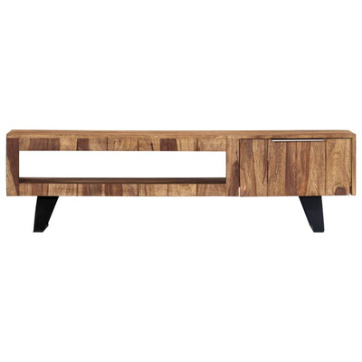 vidaXL Szafka pod TV, 140x30x40 cm, lite drewno sheesham