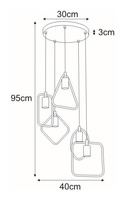 Lampa wisząca K-3931 z serii GEO KAJA