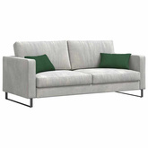 Poduszki na sofę 2 pcs Ciemna zieleń 50 x 30 cm