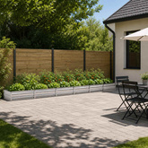 Podniesione Łóżko Ogrodowe srebrny 480 x 80 x 24 cm Ocynkowany